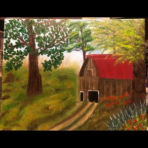 Hand painted barn.